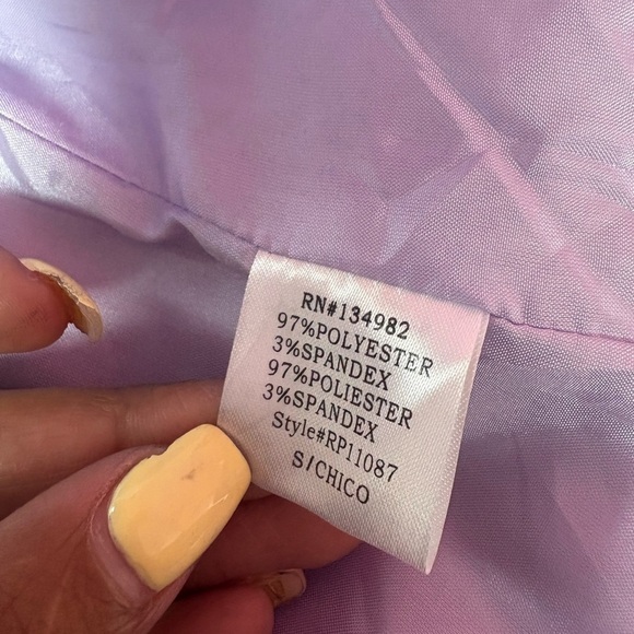 Women's Lavender Pantsuit - Picture 11 of 12